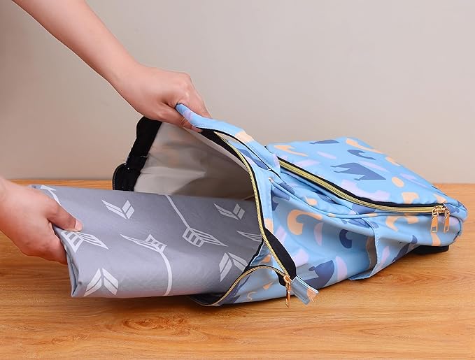 Splat Mat for Under High Chair/Arts/Crafts, WOMUMON Washable Spill Mat Waterproof Anti-Slip Floor Protector Splash Mat, Messy Mat and Table Cloth