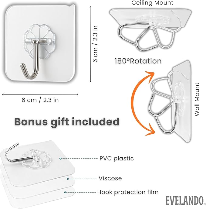 EVELANDO® Dog Food Measuring Cup 1 Cup BPA-Free Tool with Non-Slip Grip Handle & Bag Clip Includes Cotton Storage Bag & Adhesive Hook for Dogs & Cats (Gray)