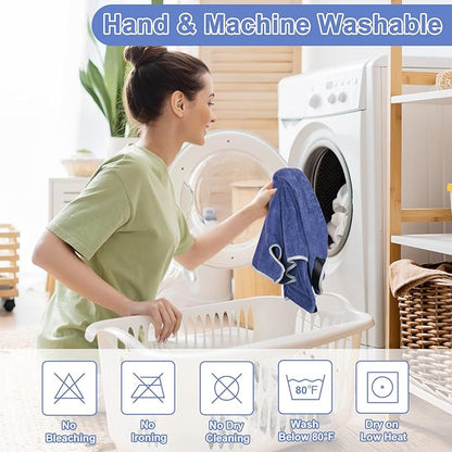 Dog Towel, Gimilife Dog Bathrobe Pet Grooming Towel Drying Coat Robes for After Bath Collection Absorbent Microfiber Towels Dogs Bath Towels for Drying Dogs Small Medium Large