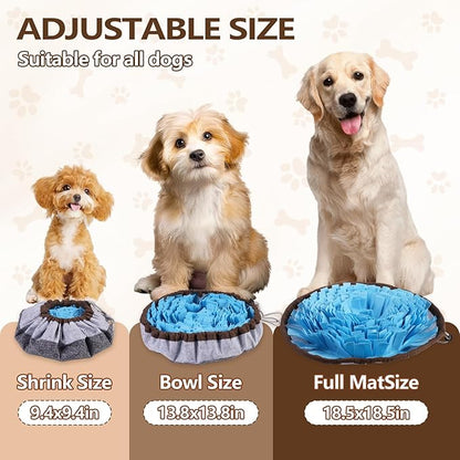 Snuffle Mat for Dogs Interactive Puzzle Feeder for Cognitive Mental Stimulation Anti Boredom Dog Toys for Puppy Games Enrichment Toy & Cat Activity Rug Indoor Outdoor