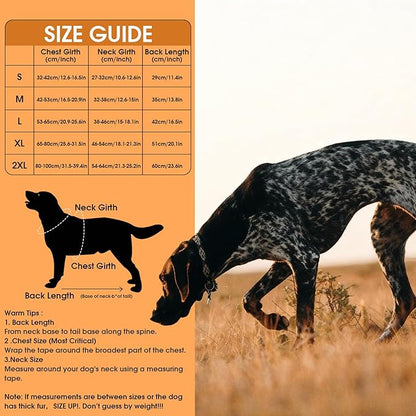 Nanaki Reflective Dog Vest-High Visibility Orange Dog Hunting Vest, Safety Gear for Outdoor Activities Walking Hunting Hiking