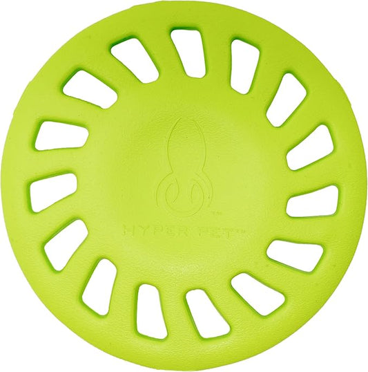 Hyper Pet Chewz Hubcap EVA Foam Dog Toy, Pack of 1, Green