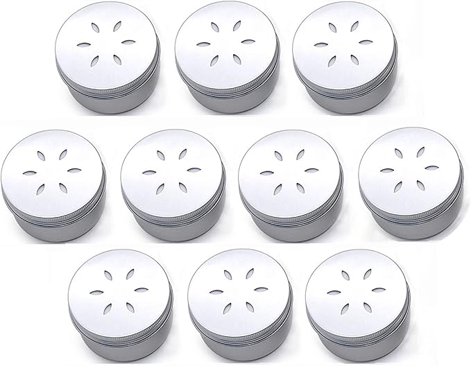 Scent Work Tins 6 Pack, Dog Training Box, Nose Work Containers (10pcs Drip)