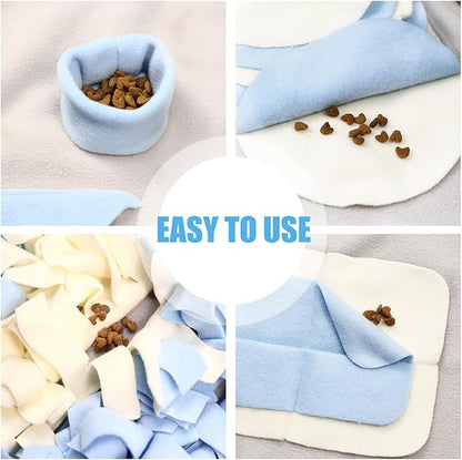 Snuffle Mat for Small Large Dogs Nosework Feeding Mat (23.6" x 39.4") Easy to Fill and Machine Washable Training Mats Pet Activity/Toy/Play Mat, Great for Stress Release - M