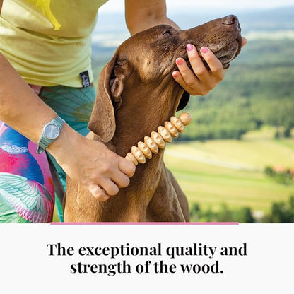 tuuli Wooden Pet Massager Massager for Dogs, Cats, Horses, Massage Brush, Short or Long Hair