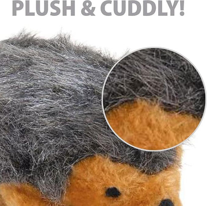 Jeffers Pet Plush Dog Toy with Squeaker, Hedgehog 4" - Cute, Soft Squeaker & Grunting Plush for Small to Medium Dogs, Interactive Play, Cuddle Toy, Perfect, Stocking Stuffer