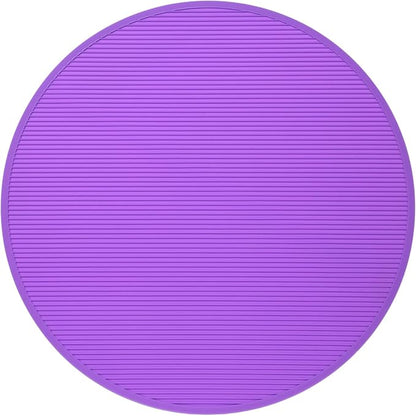 Pet Grooming Table Non-Slip Mat - Padded Mat for at-Home Grooming Dogs and Cats,Bathing Mat for Pets, Diameter: 22.4inch/57cm (Purple, Diameter: 22.4inch/57cm)