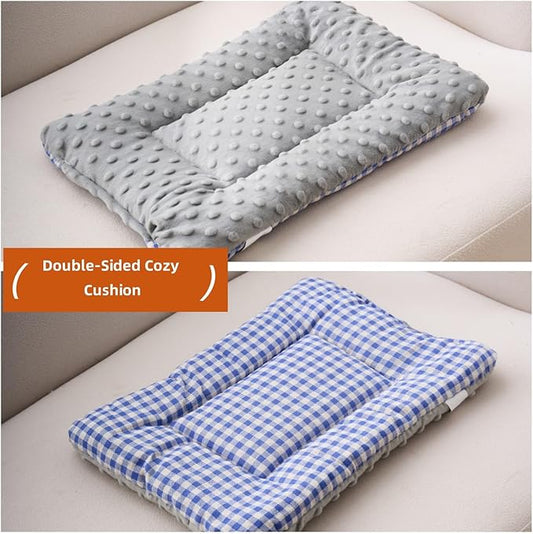SHENGOCASE 4-Pack Soft Pet Kneading Pillow Cushion Bed, 17x12 Inch Padding for Cat Small Dog House, Cage Kennel Perch Shelf