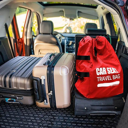 Car Seat Travel Bag for Airplane, Large Car Seat Bags for Air Travel, Gate Check Storage Bag for Car Seat Airport, Carseat Cover Travel - Baby Travel Essentials for Flying