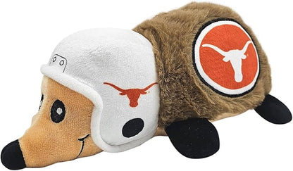 NCAA Texas Longhorns Plush Hedgehog Toy for Dogs & Cats, Cool Soft Pet Toy for Fun and Interactive Play, Dog Chew Toy with Squeaker, Licensed Hot Pet Toy