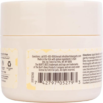 BURT'S BEES FOR PETS Paw Balm for Dogs with Manuka Honey and Coconut Oil, Soothes Dry Dog Paws, Naturally Derived Ingredients, 1.76 Oz