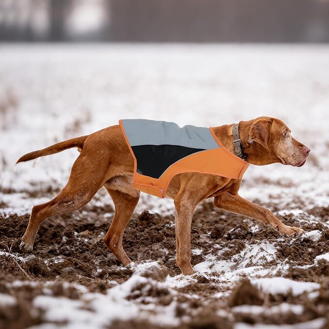 Nanaki Reflective Dog Vest-High Visibility Orange Dog Hunting Vest, Safety Gear for Outdoor Activities Walking Hunting Hiking