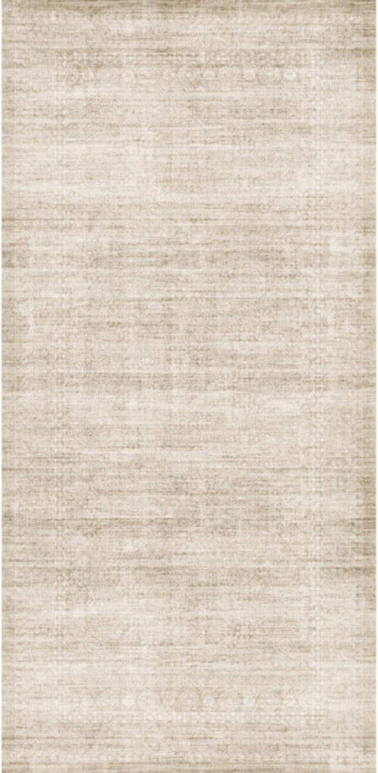 3x10 Washable Hallway Runner Rug - Non Slip Modern Wide Carpet for Kitchen Entryway Bathroom Low Pile Thin Long Floor Mat Indoor Abstract Soft Carpet for Bedroom Living Room(3x10,Neutral/Beige)