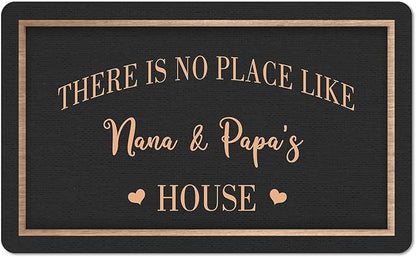 Custom Doormat with Family Name - Personalized Entryway Door Mat Front Door Mat for Outdoor Decor Entrance Mat Housewarming Gift with Anti-Slip Backing