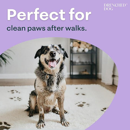 Microfiber Dog Paw & Face Towel (15 x 9.4 in) – Ultra Absorbent Dog Paw Cleaning Towel for Mud, Dirt & Wet Paws – Soft Dog Towel for Drool & Quick Cleanups