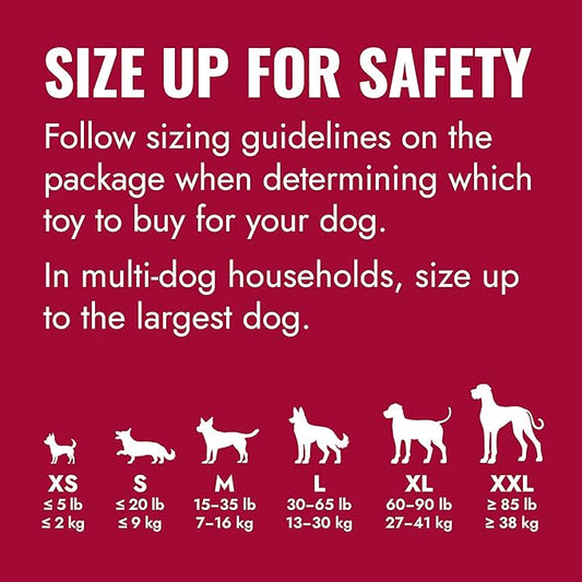 KONG Classic Stuffable Dog Toy - Fetch & Chew Toy for Dogs - Treat-Filling Capabilities & Erratic Bounce for Extended Play Time - Durable Natural Rubber Material - for Small Dogs