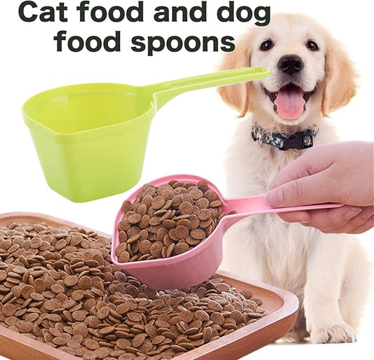 3PCS Dog Food Scoop, 1 Cup Dog Food Scoop for Water or food Plastic Pet Food Scoop Dogs Cats Birds and Rabbits