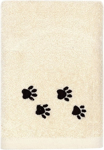 DAN RIVER Dog Towel - Pack of 1, 100% Cotton, 20x40, Ultra Soft 450 GSM, Super Absorbent & Quick Drying Towel for Dogs, Cats, and Other Pets, Shortbread.