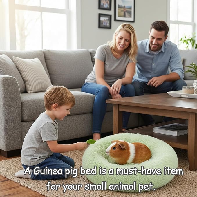 Guinea Pig Beds Hamster Beds Small Animal Bedding Thickened and Warm Winter Guinea Pig Beds for Dwarf Bunny Chinchillas Hamsters Hedgehogs Ferrets Green