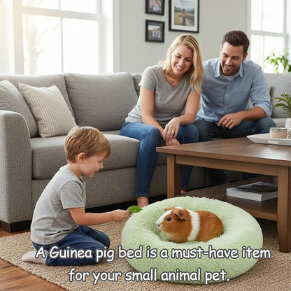 Guinea Pig Beds Hamster Beds Small Animal Bedding Thickened and Warm Winter Guinea Pig Beds for Dwarf Bunny Chinchillas Hamsters Hedgehogs Ferrets Green