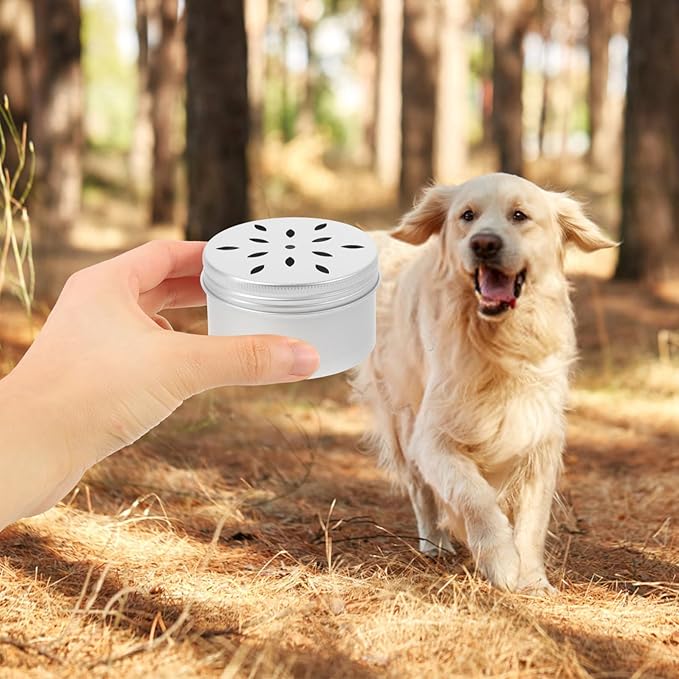 FRCOLOR Dog Scent Training Case 2.67X2.67X1.37In Dog Nose Work Training Tool Pet Scent Box for Agility and Behavior
