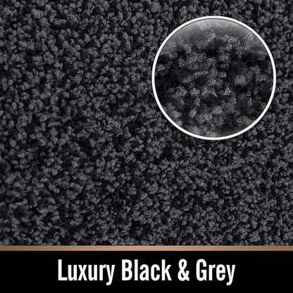 ITSOFT Dirt Trapper Indoor Door Mat & Entrance Rug for Wet Muddy Shoes and Pet Paws, Non-Slip Machine Washable, Shoe Scraper, Absorbent Welcome Dog Mat for Front Door, Entry Way (30x18, Dark Gray)