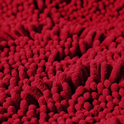 Patas Lague Absorbent Dog Towel for Drying Dogs Large, 35''x15'' Extra Large Microfiber Quick Drying Pet Bath Towel with Hand Pockets, Machine Washable Pet Shammy Wine Red