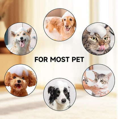 Dog Towels for Drying Dogs Small Medium Large, 2 Pack Dog Cat Drying Bath Towel 30.3"x13.8" with Hand Pocket,Absorbent Pet Towel for Dog Cat Grey