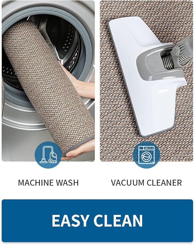 MontVoo Kitchen Rugs and Mats Non Skid Washable, Absorbent Runner Rugs for Kitchen, Front of Sink, Kitchen Mats for Floor (Grey, 20"x70")