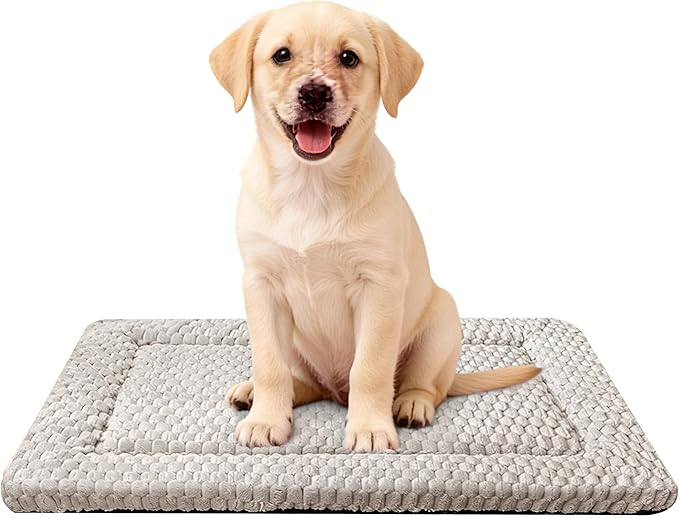 Dog Bed Mat (Light Brown, M(30"*20"*1.5"))