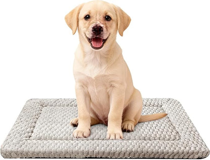 Dog Bed Mat (Light Brown, M(30"*20"*1.5"))