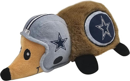 NFL Dallas Cowboys Plush Hedgehog Toy for Dogs & Cats, Cool Soft Pet Toy for Fun and Interactive Play, Dog Chew Toy with Squeaker, Licensed Hot Pet Toy