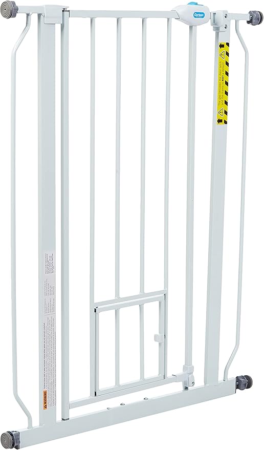 Carlson Pet Products 0941 PW DS Extra Tall Pet Gate with Small Pet Door