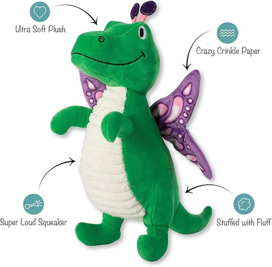 Fringe Studio Flutter REX Plush Dog Toy, Pet Shop Collection (314213)