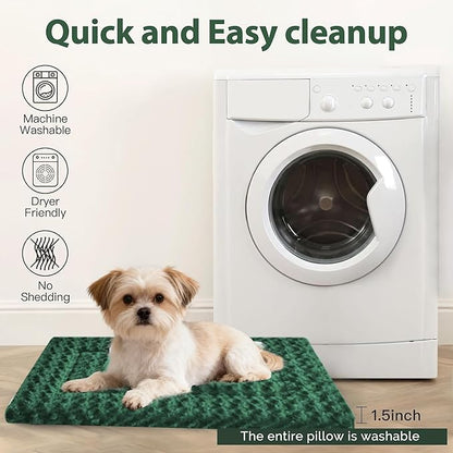 Dog Bed Mat – Soft & Comfortable Dog Kennel Pad for Crate – Durable Crate Bed & Mat for Dogs & Cats – Ideal for Crate, Kennel, and Home Use