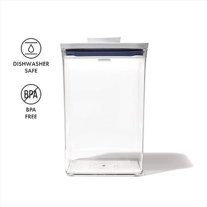 OXO Good Grips POP Container - 4.4 Qt/4.2 L,Airtight Food Storage Containers,(Pack of 4)
