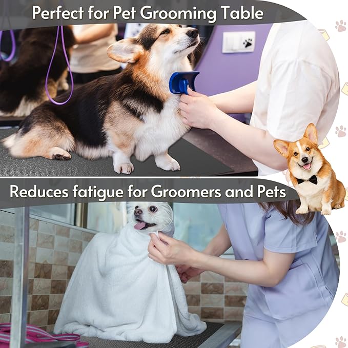 Dog Grooming Table Mat, Khaki Dog Grooming Table Mat Pad Non-Slip, (24x36inch) Pet Grooming Table Mat for Grooming Dogs at Home, Pet Groomers Table Mat, Easy-Clean Durability