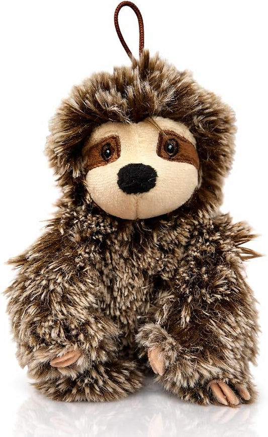 Sloth Dog Toy with Squeaker | Medium Toy Small Dogs | Plush Dog Toy | Multicolor | 6" | Officially Licensed