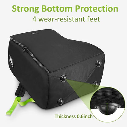 YOREPEK Padded Stroller Bag for Airplane Travel Fits for UPPAbaby MINU,MINU V2,MINU V3, Gate Check Stroller Bag with Large Inner Mesh Pocket, Sturdy Stroller Storage Backpack for Accessories