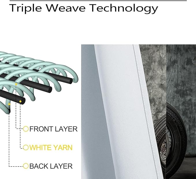 Motorcycle Blackout Curtains for Home Decor,Retro Motorcycle Rod Pocket Thermal Insulated Drapes Darkening Window Curtain for Girls Boy Bedroom Living Room 63 x 63 Inch