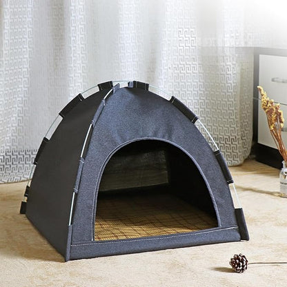 Foldable Pet Tent for All Season, Outdoor Cat House, Cat Tents for Indoor Cats, Breathable Cats Bed Cave, Dog House Indoors, Small Dog House, Pet House for Outdoor and Indoor