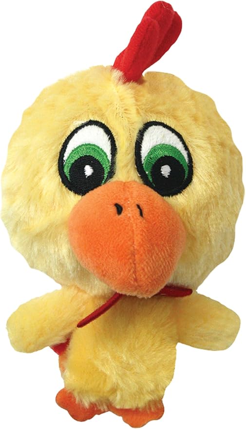 Multipet 43237-1 Knobby Noggins Chicken Dog Toy