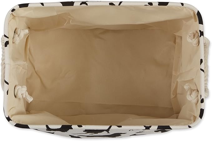 Bone Dry Pet Storage Collection Collapsible Bin, Large Rectangle, 17.5x12x15, Cat's Meow Print