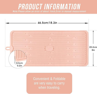 Keep Your Floors Clean with Dahaiwua Pet Food Mat - Dishwasher Safe, Food-Grade Safe for Dogs and Cats Mat for Prevent Food and Water