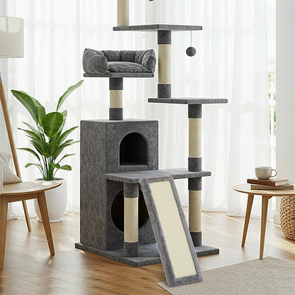 Dansydaisy Cat Tree Replacement Parts 23.8 x 8.5 Inch Cat Tree Tower Accessories Sisal Ladder Scratching Board Kitty Scratcher Refill Board Furniture Parts for DIY Indoor Kitten Condo Activity Center