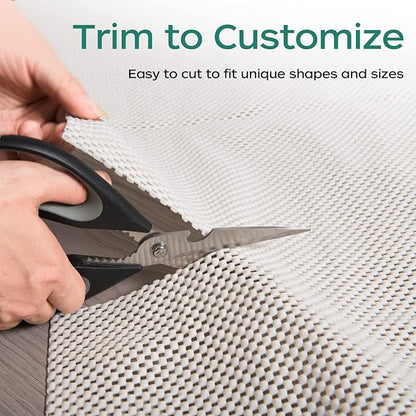 BAGAIL BASICS Non Slip Rug Pad Gripper 2 x 4 Feet Extra Thick Carpet Pads for Area Rugs and Hardwood Floors, Keep Your Rugs Safe and in Place