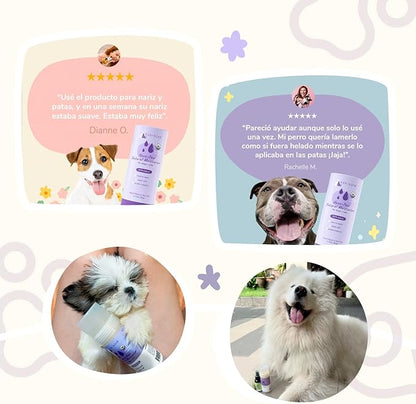 kin+kind Organic Dog and Cat Nose and Paw Balm Stick - 1.76oz Shea Butter - Dog Supplies