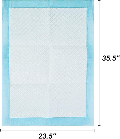 Bolux Dog and Puppy Training Pads， Disposable Dog Pee Pads (20, 23.5"*35.5"(60*90cm))