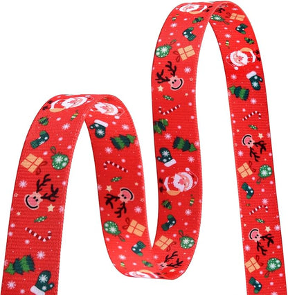 Christmas Dog Collar and Leash Set - Premium Adjustable Dog Collar for Small Medium Large Dogs (Christmas Set,XS)