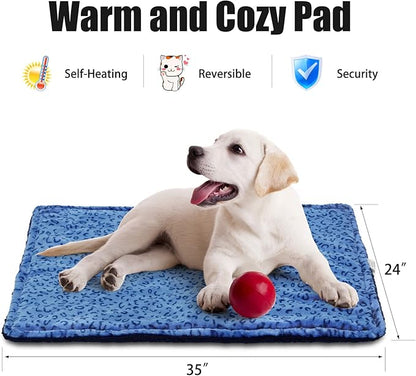 MARUNDA Self Warming Cat Pad, Super Soft Dog Bed, Self Heating Cat Mat